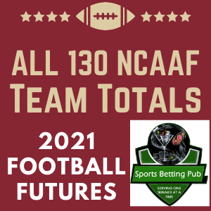 All 130 NCAA Football Teams Futures: 2021 Team Totals Predictions